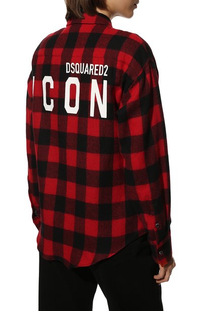 Хлопковая рубашка DSQUARED2, арт. S80DL0012/S54824, фото 4
