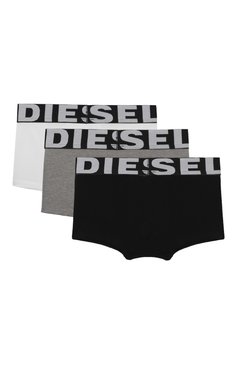 Детские комплект из трех боксеров DIESEL разноцветного цвета, арт. J01911/KYAYJ | Фото 2 (Рукава: Короткие; Материал внешний: Хлопок; Автоматизация состава: Проставлено; Автоматизация ТО: Проставлено; Ростовка одежда: 6 л�ет | 116 см, 4 года | 104 см, 8 лет | 128 см, 10 - 11 лет | 140 - 146см, 13 - 15 лет | 158 см, 16 лет | 164 см)