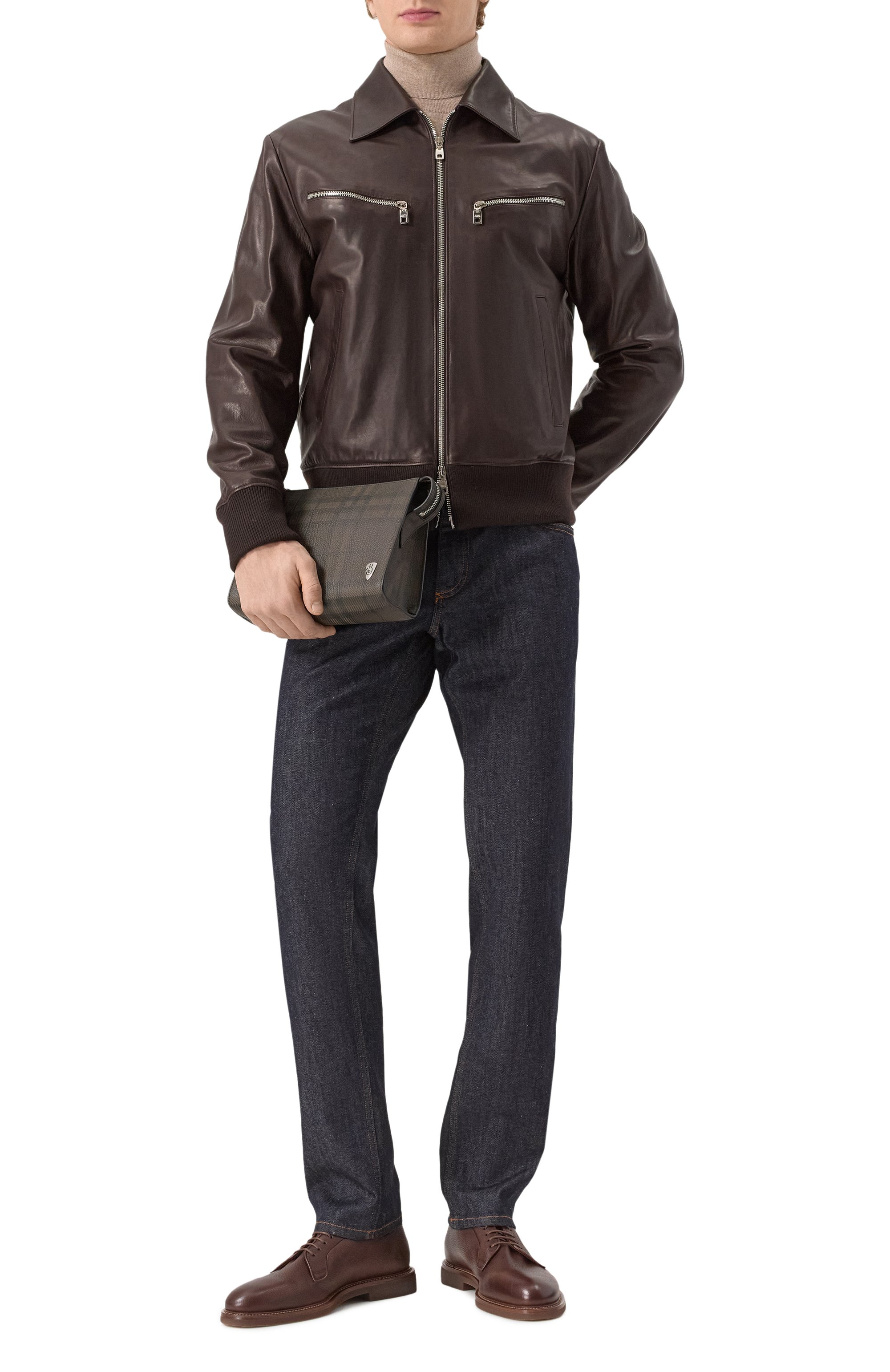 Кожаный футляр для документов BURBERRY, арт. 8102946, фото 7