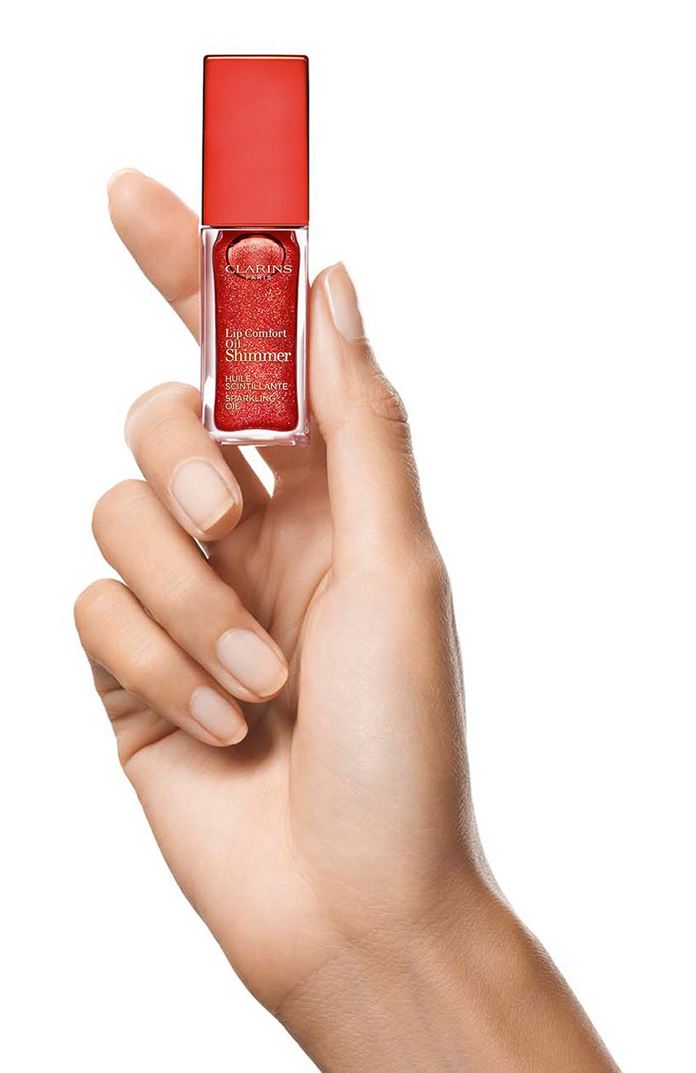 Мерцающее масло для губ lip comfort oil shimmer, 07 red hot (7ml) CLARINS, арт. 80074350, фото 3