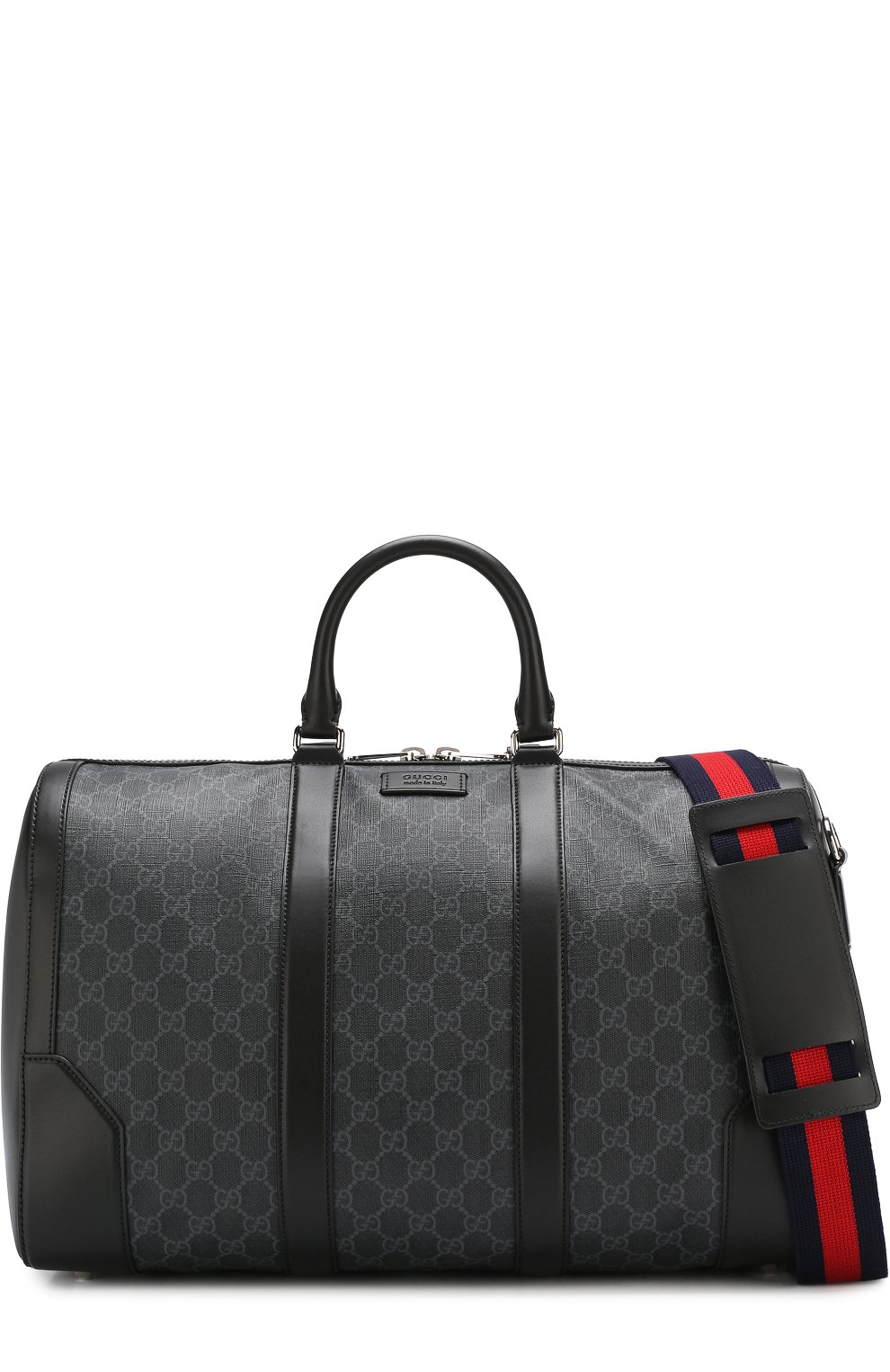 Дорожная сумка gg supreme GUCCI черного цвета по цене 252000 руб., арт. 474131/K5IAN, фото 6 Дорожная сумка gg supreme GUCCI, арт. 474131/K5IAN, фото 6