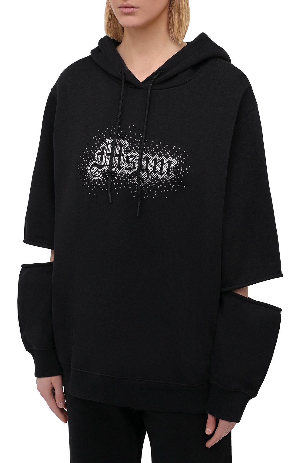 Хлопковое худи MSGM, арт. 2942MDM281 207999, фото 3