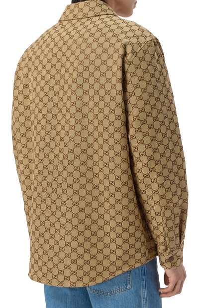 Хлопковая куртка-рубашка GUCCI, арт. 794808/ZAF4S, фото 4
