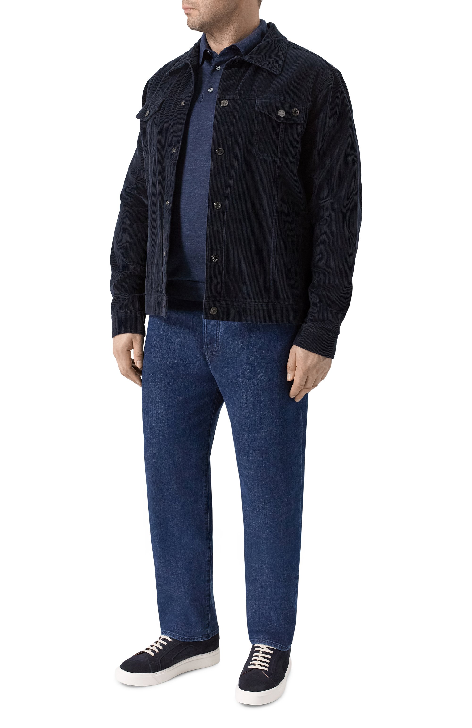 Поло из шелка и кашемира KITON, арт. UMK127960H, фото 2