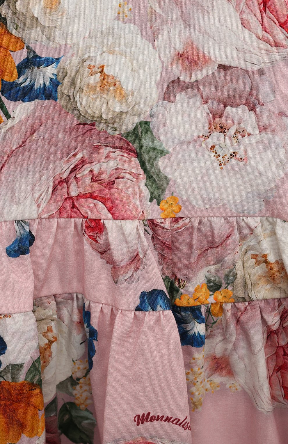 Хлопковое платье MONNALISA, арт. 11D911, фото 3