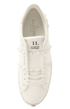 Кожаные кеды rockstud untitled VALENTINO, арт. VW0S0A01/YEK, фото 1