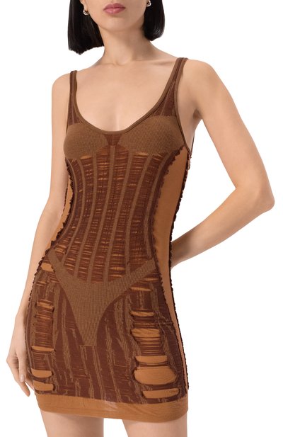 Хлопковое платье DIESEL, арт. A19215/0BJBI, фото 3