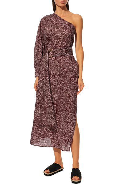 Хлопковое платье NACKIYE, арт. PATM0S 0NE-SH0ULDER KAFTAN DRESS, фото 3