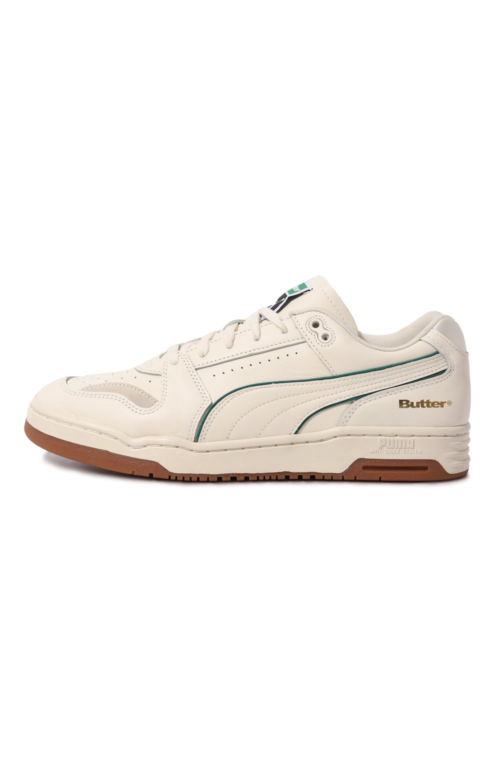 Кожаные кеды puma x butter goods slipstream lo PUMA кремового цвета по цене 13490 руб., арт. 38178701, фото 4 Кожаные кеды puma x butter goods slipstream lo PUMA, арт. 38178701, фото 4