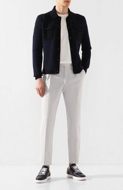 Хлопковые брюки ZEGNA, арт. 714F09/77FA12, фото 2