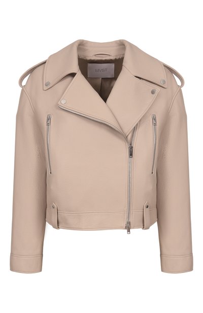 Женская кожаная куртка MVST, арт. M26.2PW.L907/L012 CERV0