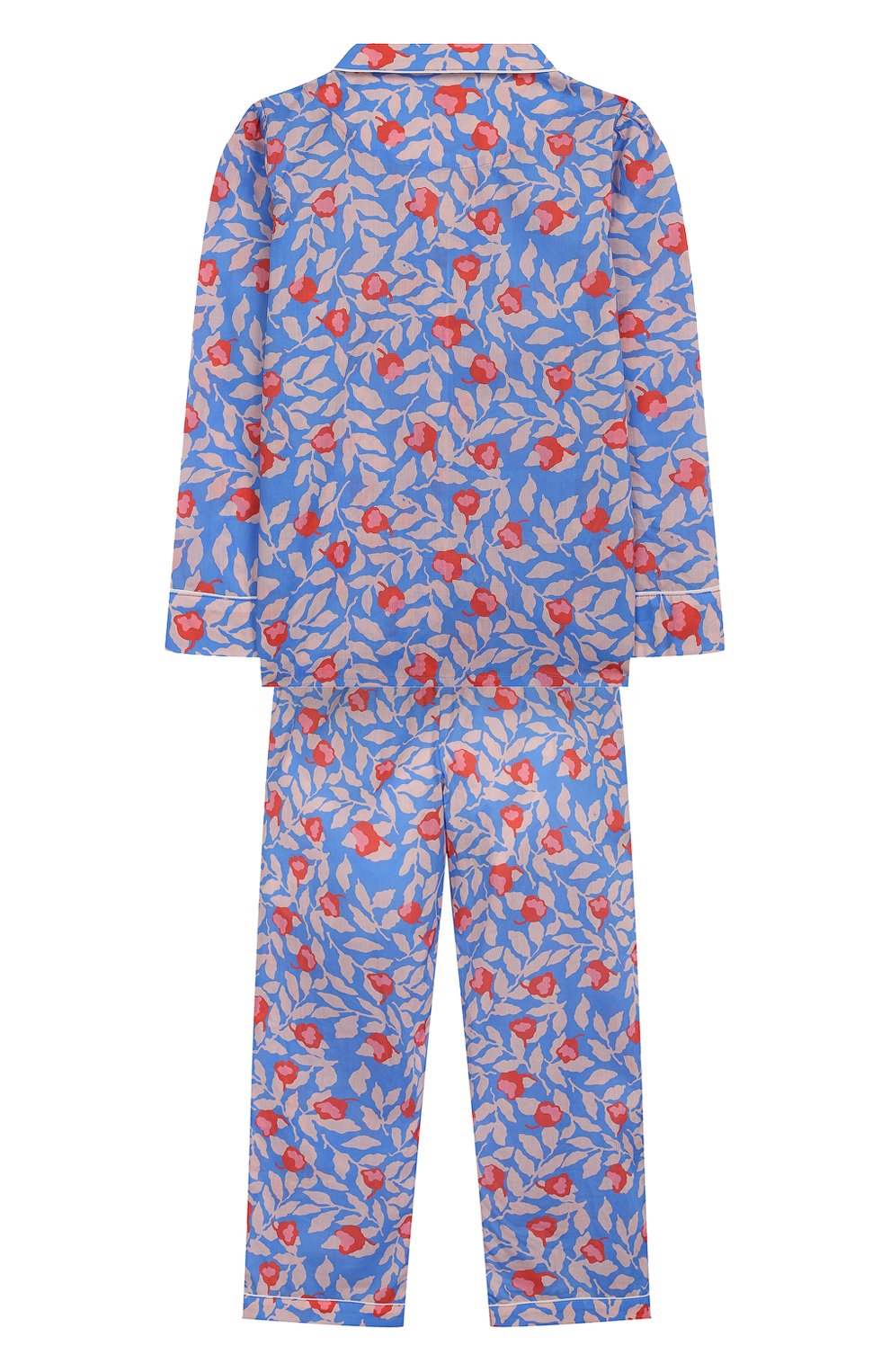 Хлопковая пижама LITTLE YOLKE, арт. AW19-12C-NE-FL/1-8Y, фото 2