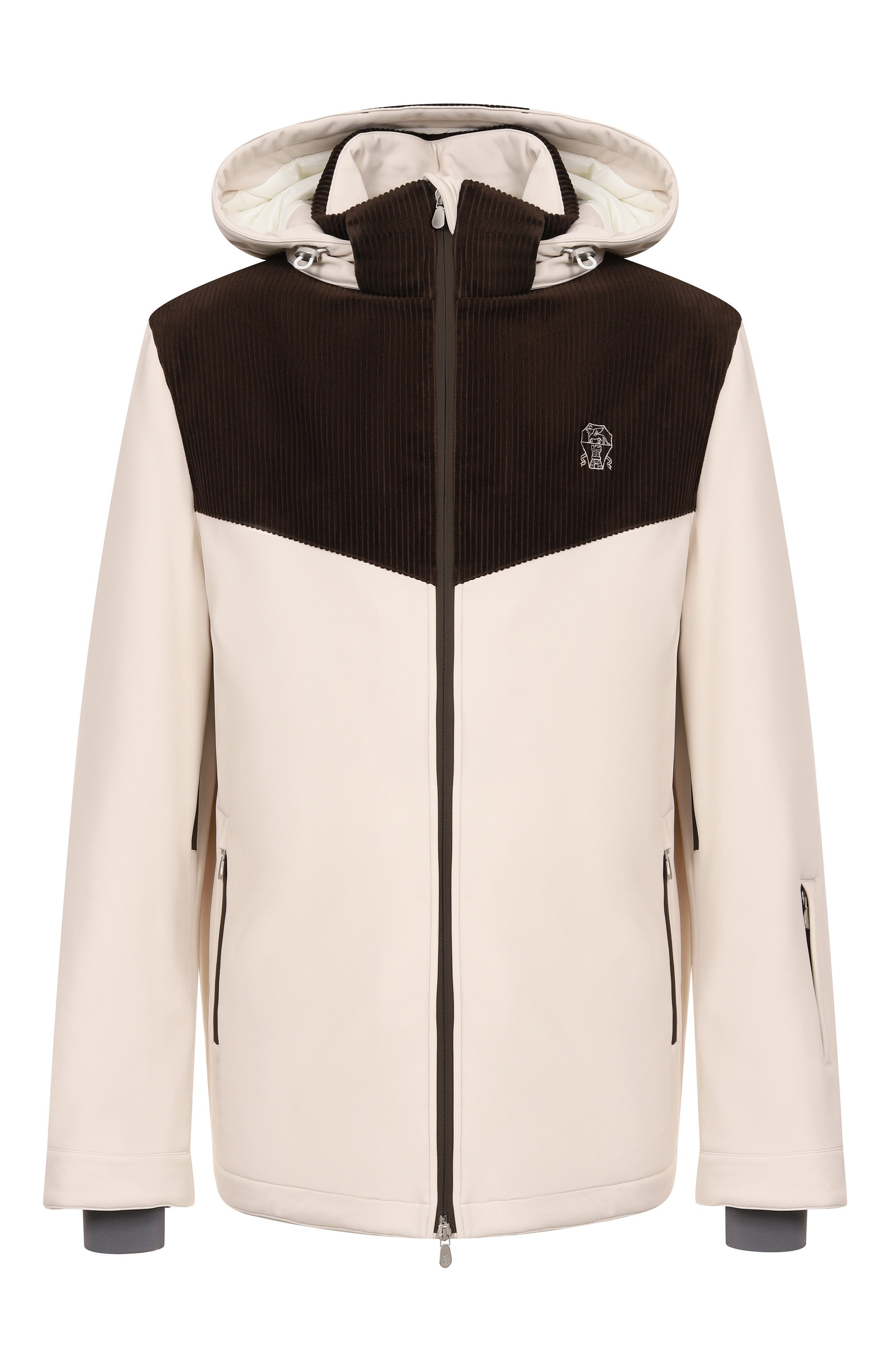 Утепленная куртка с отделкой из вельвета BRUNELLO CUCINELLI, арт. MM134KG12, фото 1