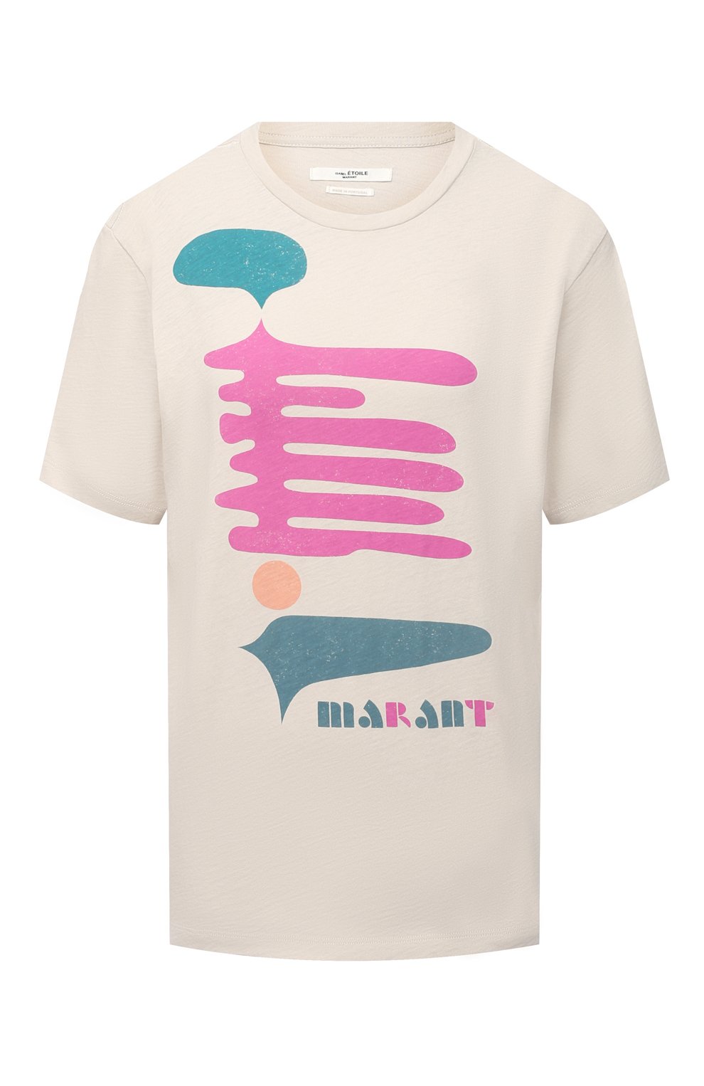 Хлопковая футболка ISABEL MARANT ETOILE, арт. TS0406-21P042E/ZEWEL, фото 1
