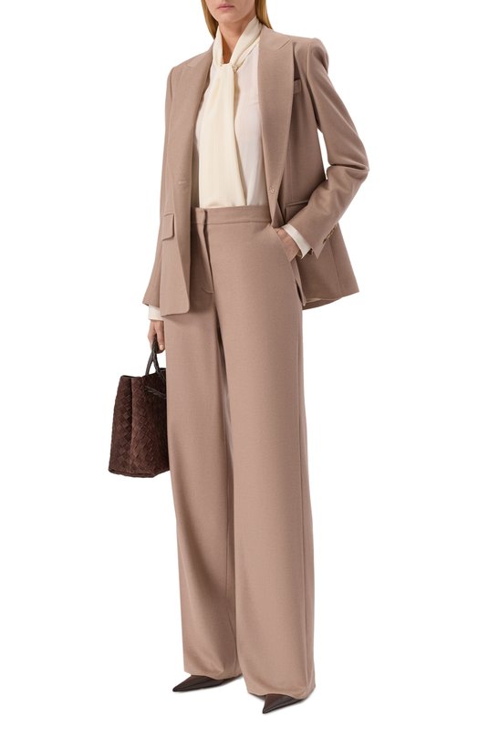 Брюки из кашемира и шерсти MVST M25.1MW.T010NEW/LC3024 Бежевый  M25.1MW.T010NEW/LC3024 Фото 2