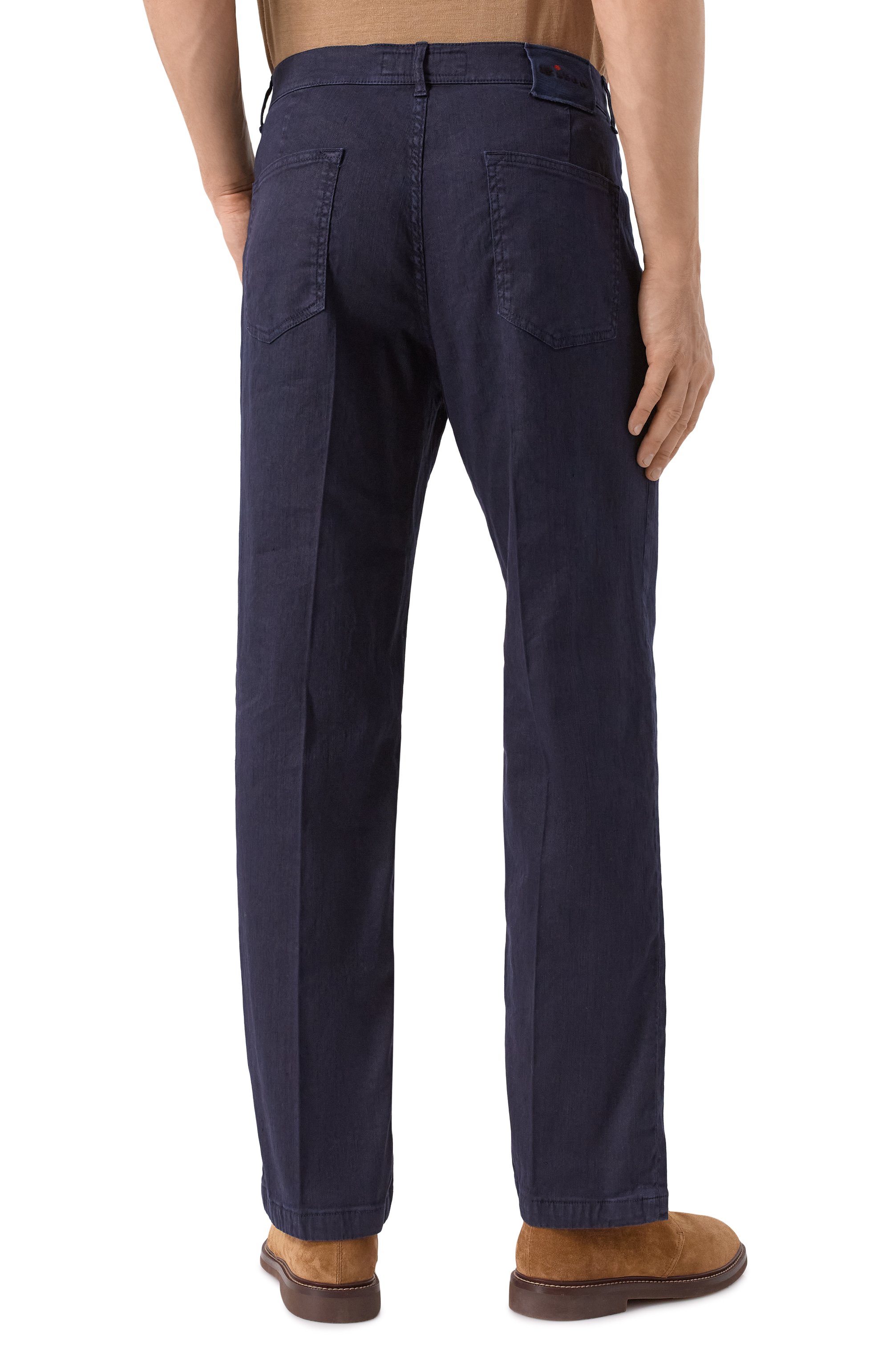 Брюки из хлопка и льна KITON, арт. UPR005LK0603F19, фото 4