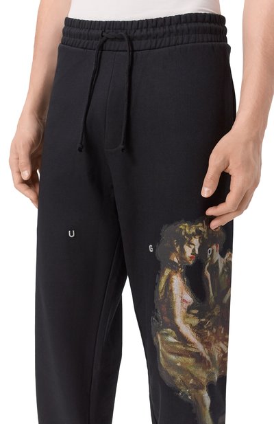 Хлопковые джоггеры HUGO, арт. 50546000, фото 5