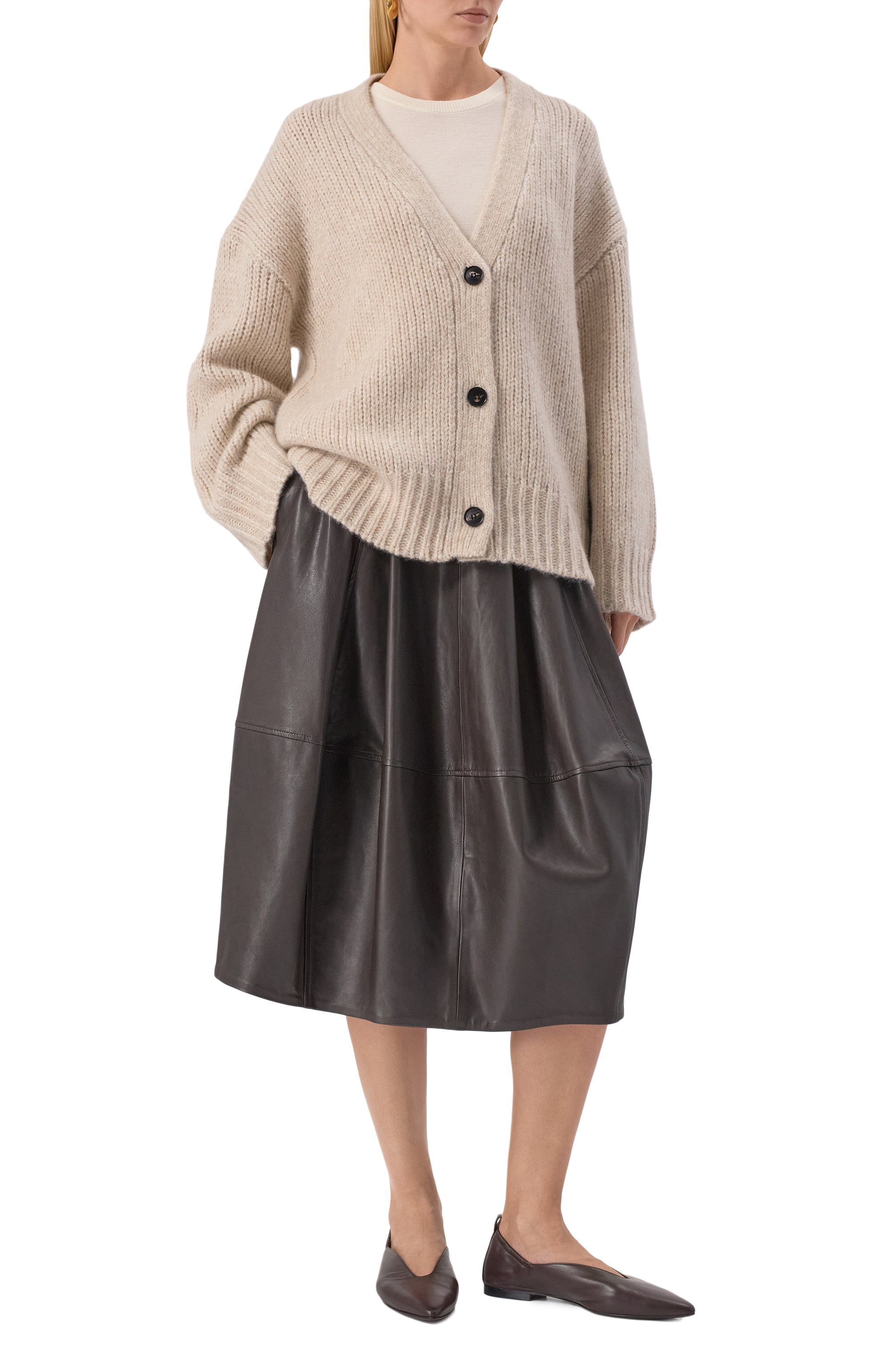 Кожаные балетки CO, арт. 0062NAP-CHC, фото 2