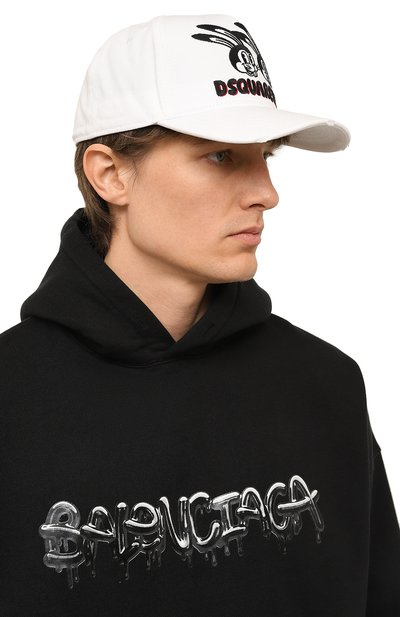 Хлопковая бейсболка DSQUARED2, арт. BCM0670 05C00001, фото 2