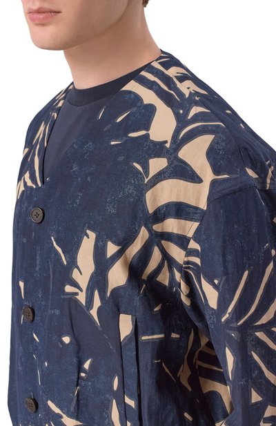 Бомбер из вискозы и льна EMPORIO ARMANI, арт. EM005486/AF13812, фото 5