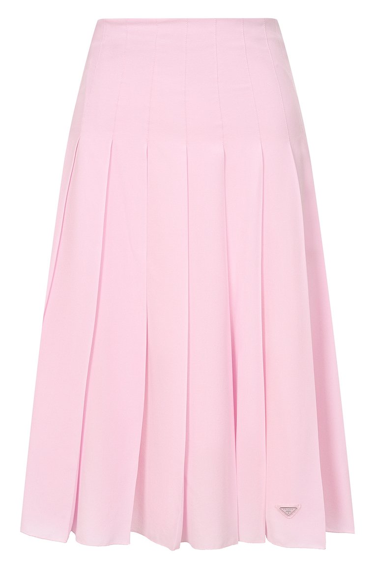 Шелковая юбка PRADA, арт. P144T-1H51-F0106, фото 1