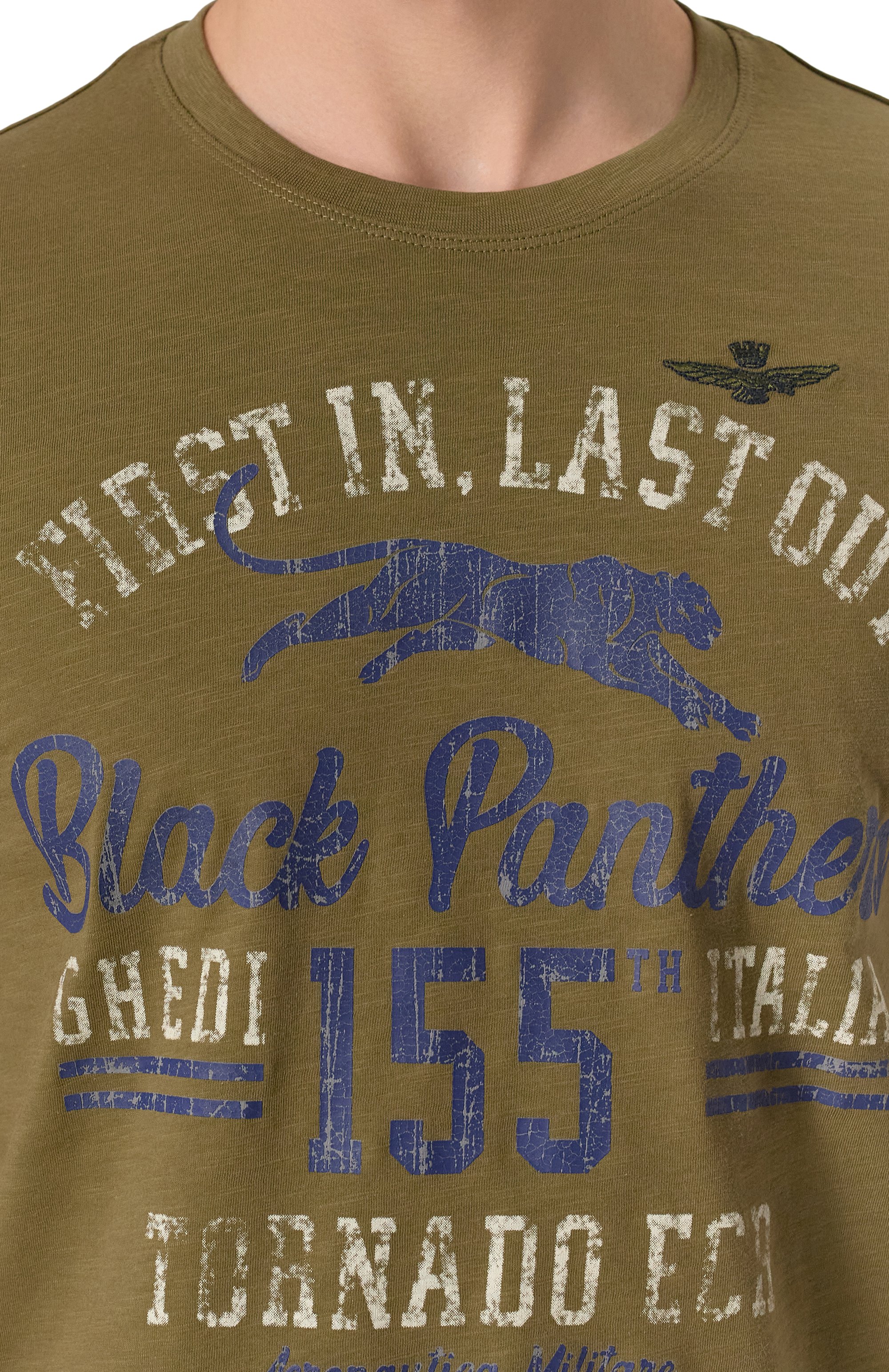 Хлопковая футболка AERONAUTICA MILITARE, арт. 251TS2413J686, фото 5