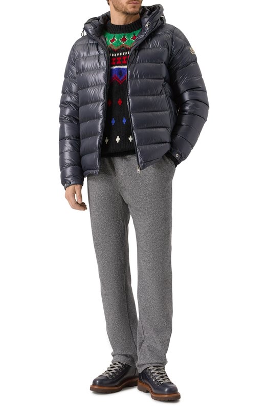 Шерстяной свитер Moncler Grenoble I20979C00001/M2865 Чёрный  I20979C00001/M2865 Фото 2
