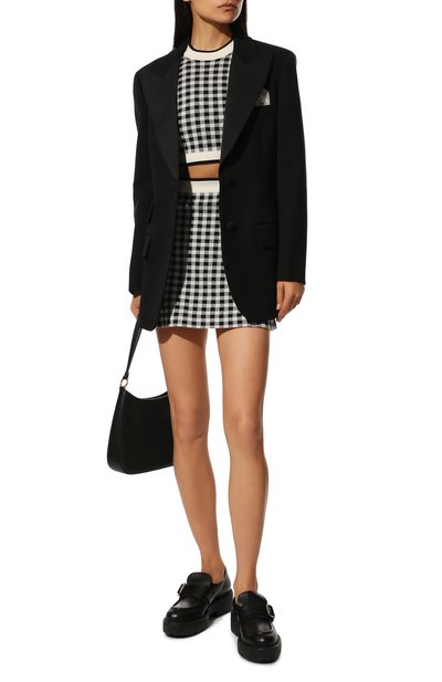 Шерстяная юбка MIU MIU, арт. MMG331-1VS9-F0002, фото 2