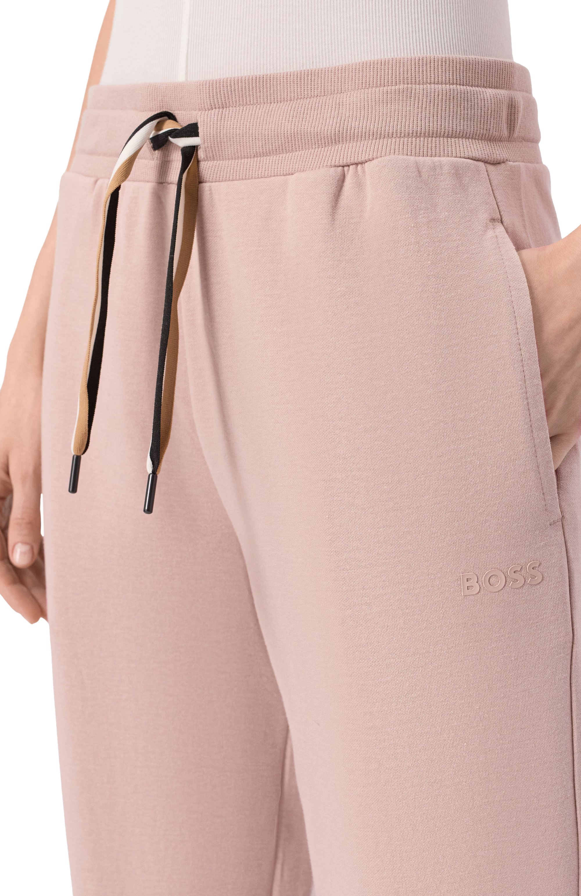 Джоггеры из хлопка и лиоцелла BOSS, арт. 50524759, фото 5