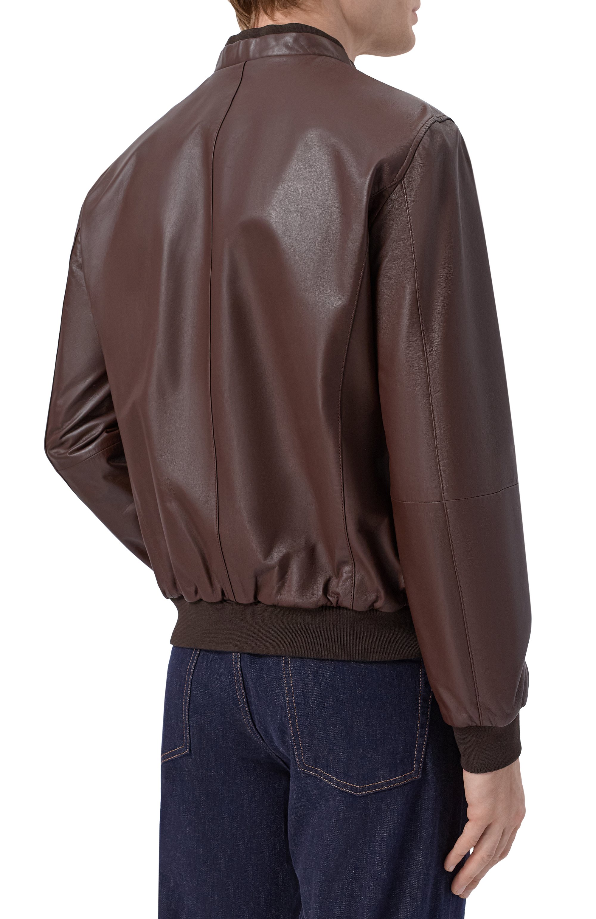 Двусторонний кожаный бомбер CORNELIANI, арт. 27L5W3/2720175, фото 4