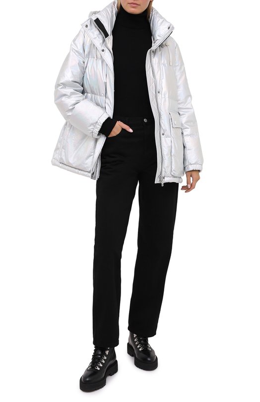 Пуховик YS ARMY Paris Серебряный, фото 2