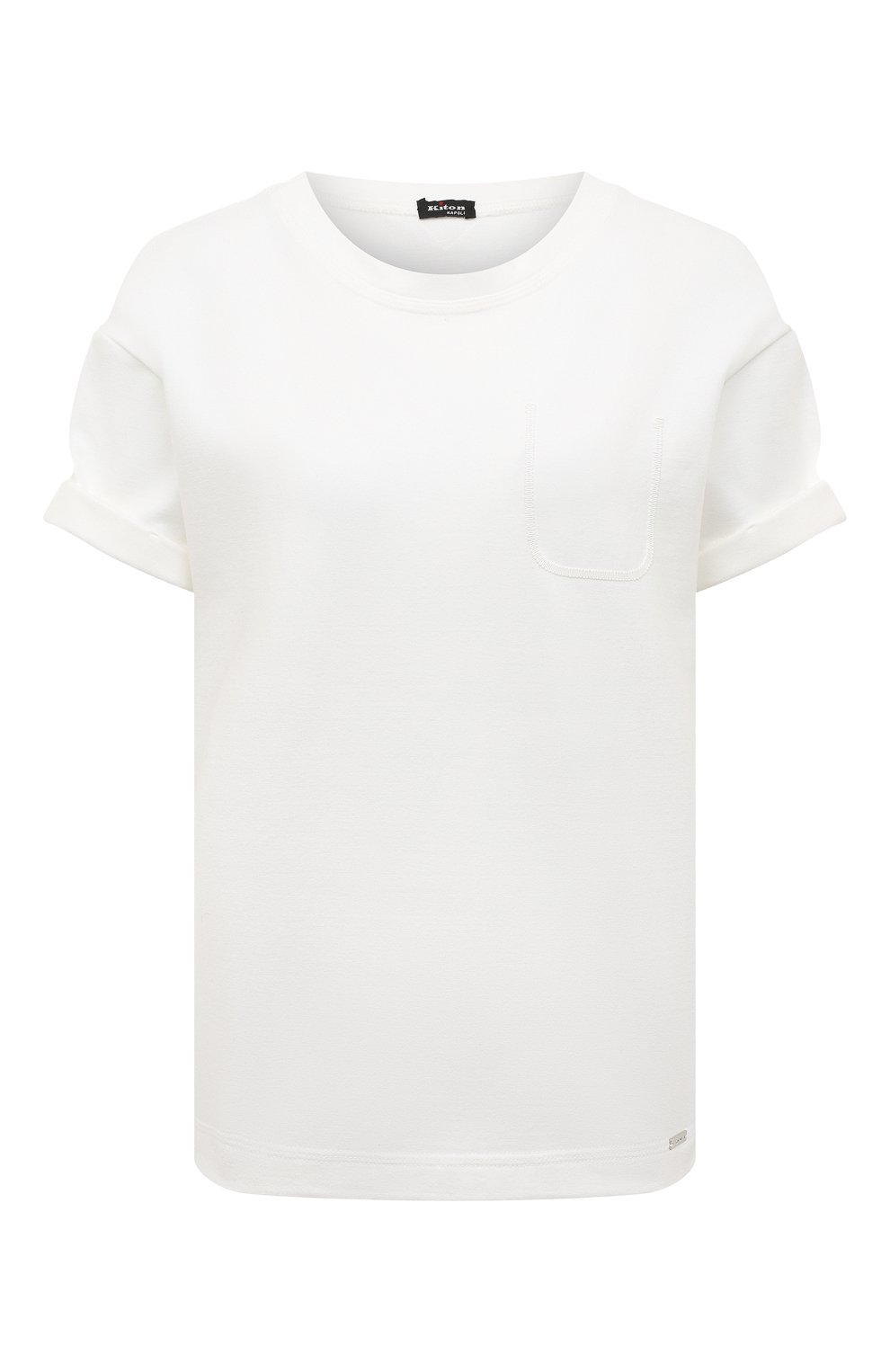 Хлопковая футболка KITON, арт. D55427H08052, фото 1