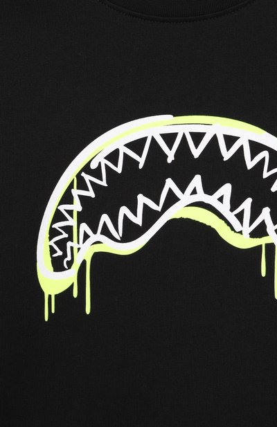 Хлопковая футболка SPRAYGROUND, арт. SPY1443BLK, фото 3