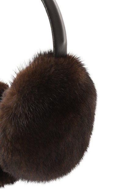 Меховые наушники из норки и кролика YVES SALOMON, арт. A303XXAGVI, фото 3