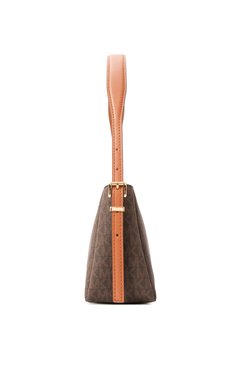 Женская сумка moore medium MICHAEL MICHAEL KORS коричневого цвета, арт. 32R5G90C6B | Фото 4 (Размер: medium; Материал: Экокожа, Канва)