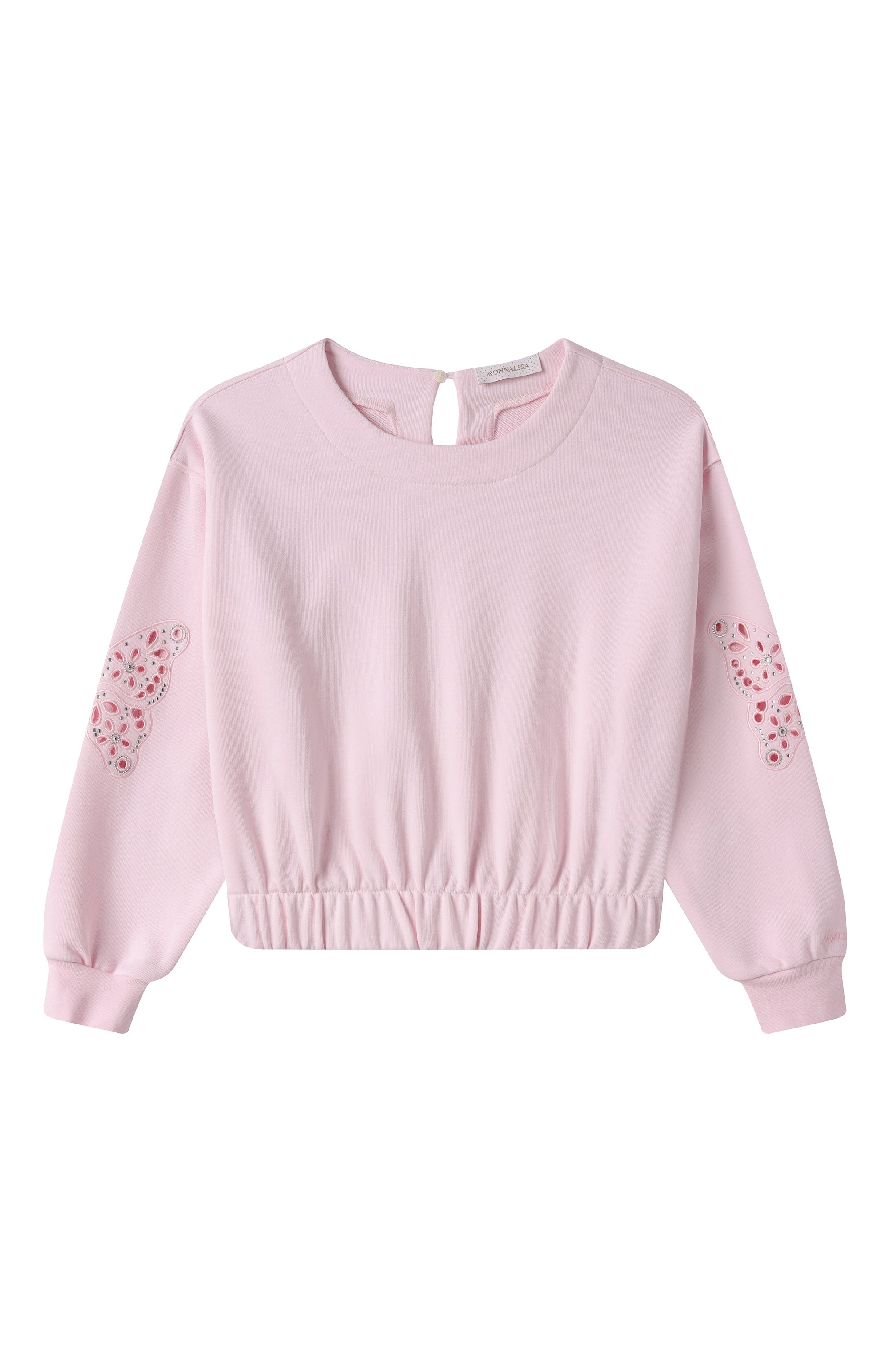 Хлопковый свитшот MONNALISA, арт. 79E602, фото 1