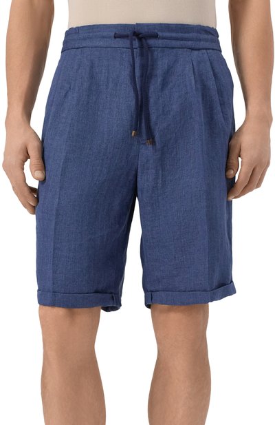 Льняные шорты BRUNELLO CUCINELLI, арт. MH251U0020, фото 3