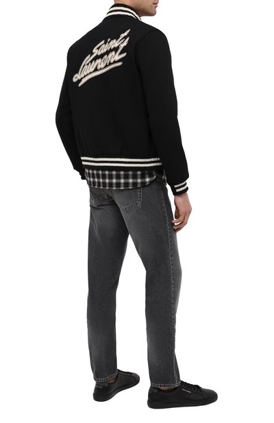 Шерстяной бомбер SAINT LAURENT, арт. 625918/Y180W, фото 2