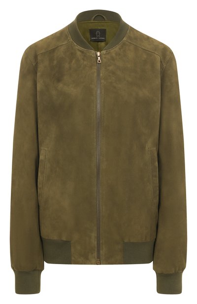 Женский замшевый бомбер MASLOV, арт. SMB01