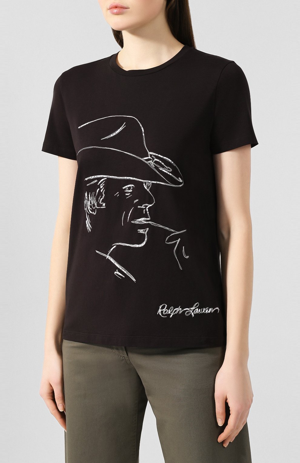 Хлопковая футболка RALPH LAUREN, арт. 290795838, фото 3