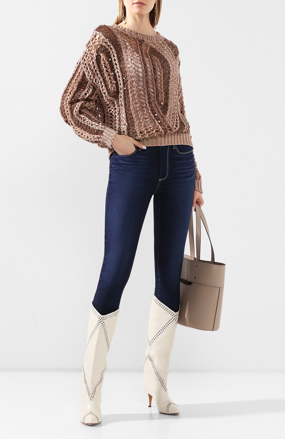 Хлопковый свитер BRUNELLO CUCINELLI, арт. M5Y600600, фото 2