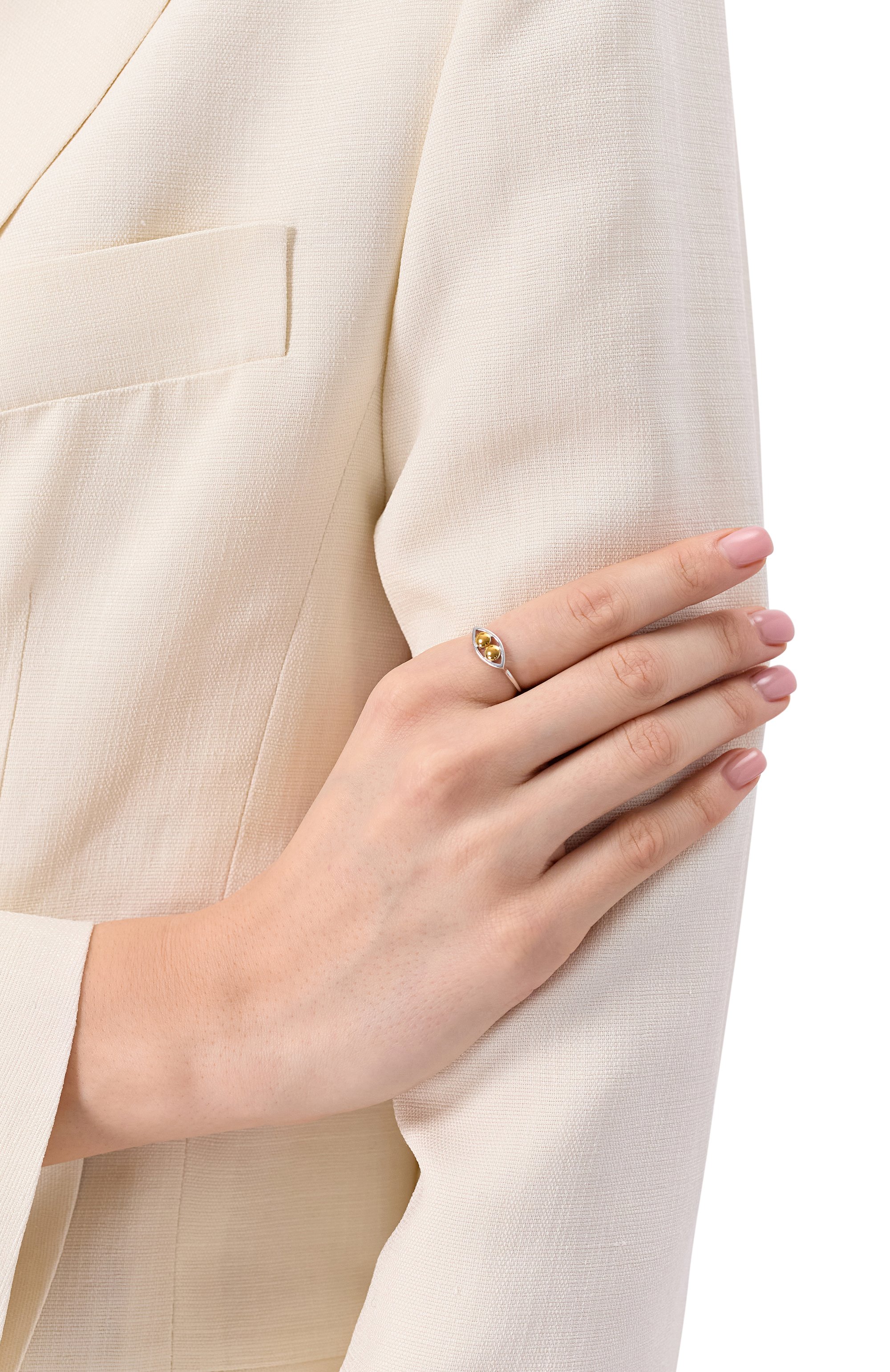 Кольцо oracle MOONKA серебряного цвета по цене 6300 руб., арт. ORC-925SL-RG00, фото 2 Кольцо oracle MOONKA, арт. ORC-925SL-RG00, фото 2