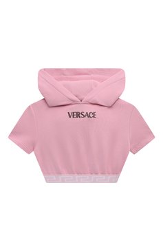 Хлопковое худи VERSACE, арт. 1013774/1A09694/4A-6A, фото 1