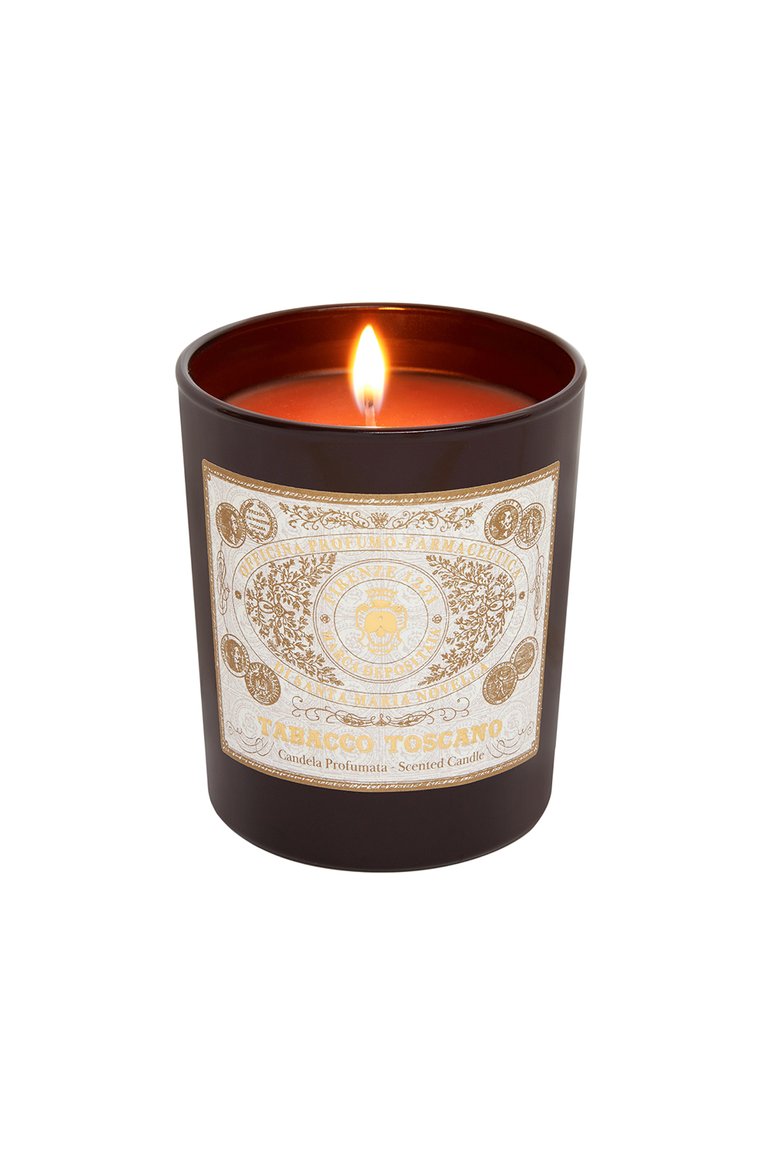 Свеча tabacco toscano (250g) SANTA MARIA NOVELLA бесцветного цвета, арт. SMN3461202 | Фото 2 (Нос: Не проставлено; Региональные ограничения белый список (Axapta Mercury): Не проставлено; Ограничения доставки: flammable, fragile-2)