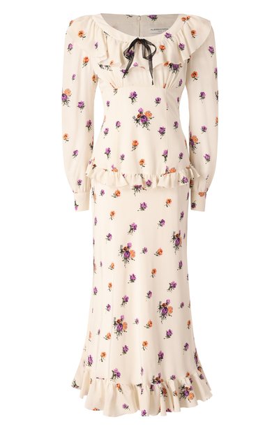 Женское шелковое платье ALESSANDRA RICH, арт. FABX4037-F4466