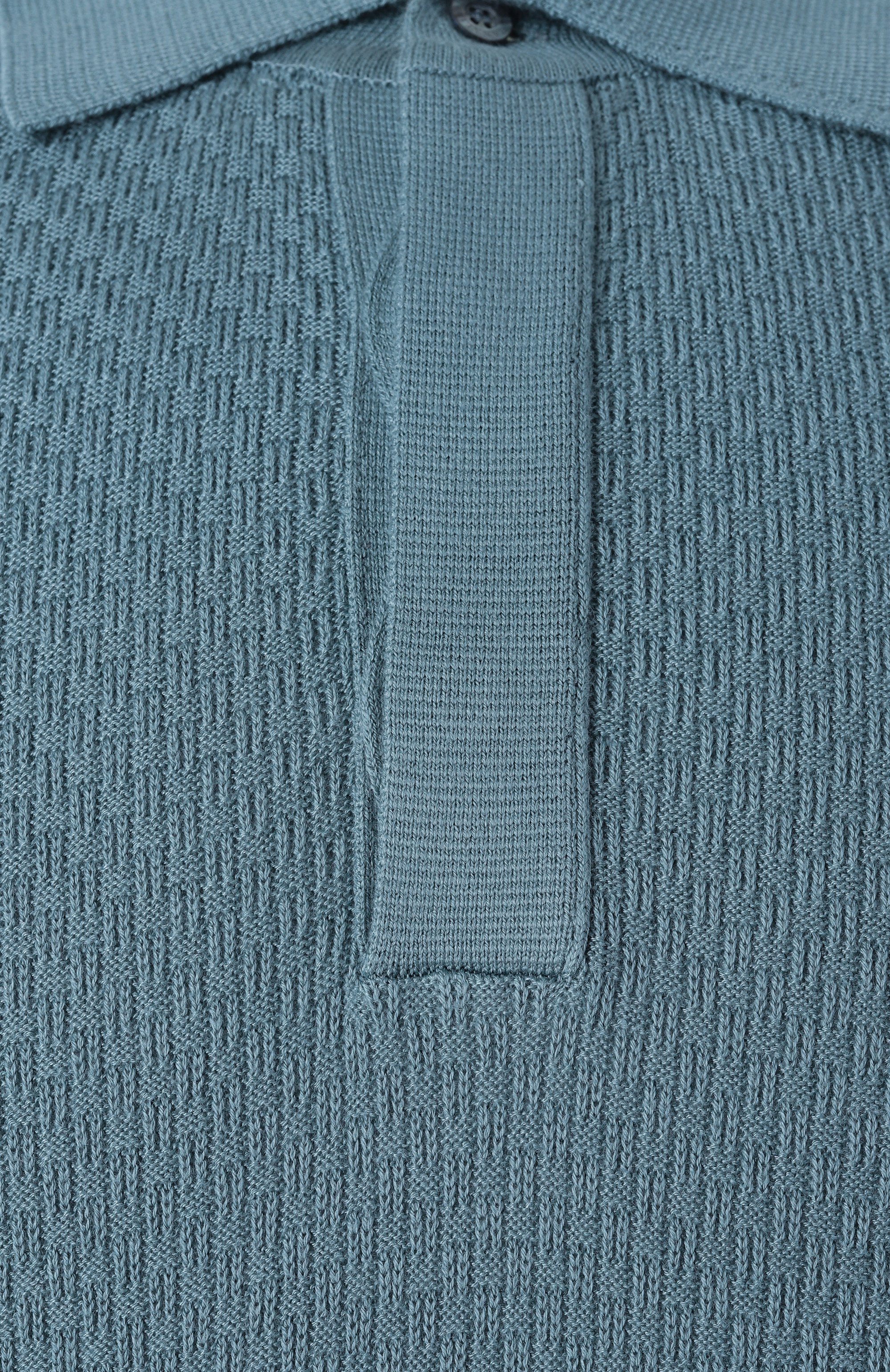 Поло CANALI бирюзового цвета по цене 47350 руб., арт. C1068/MK02267, фото 6 Поло CANALI, арт. C1068/MK02267, фото 6