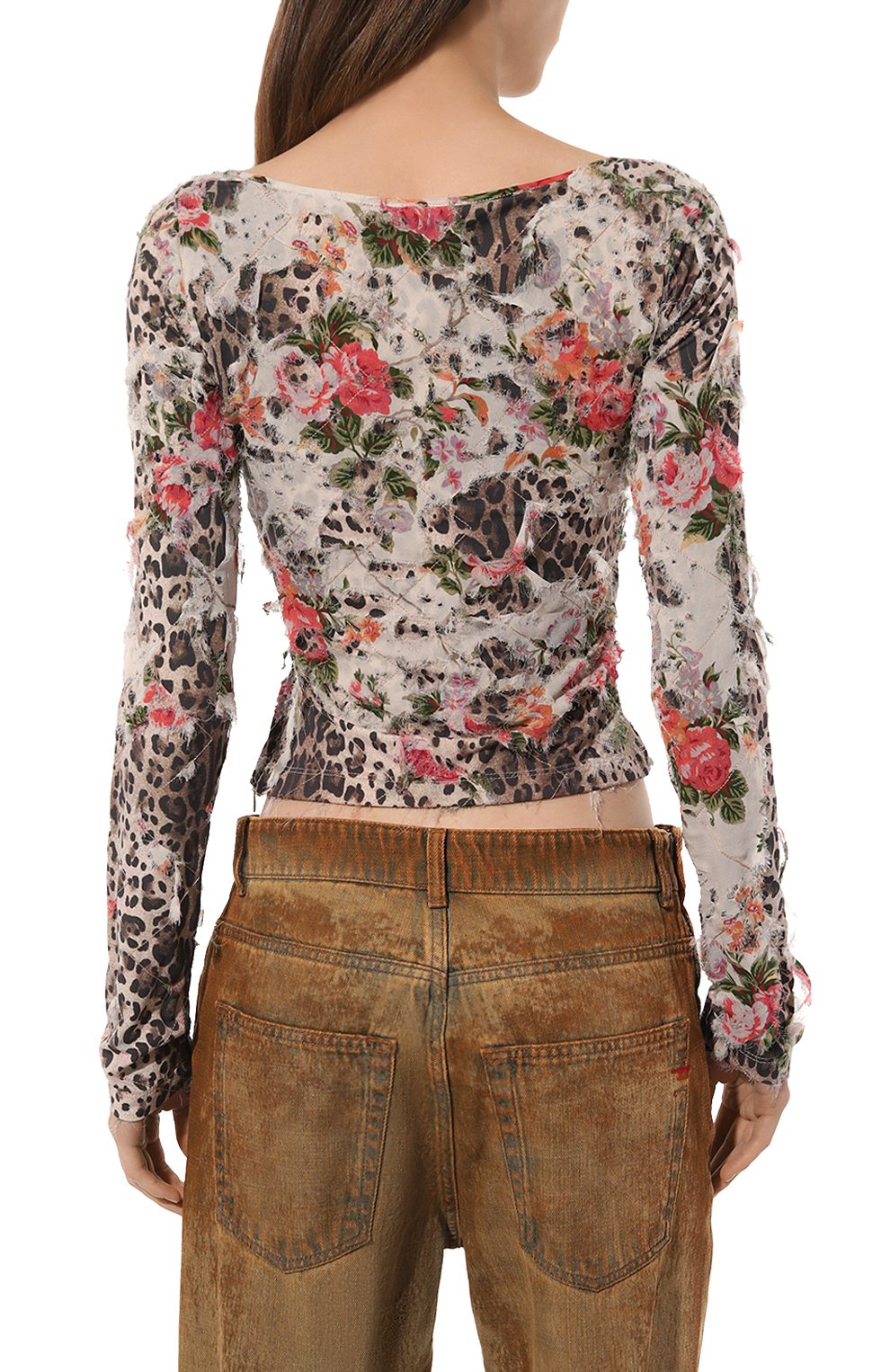 Топ из вискозы DIESEL, арт. A17029/0QMAQ, фото 4