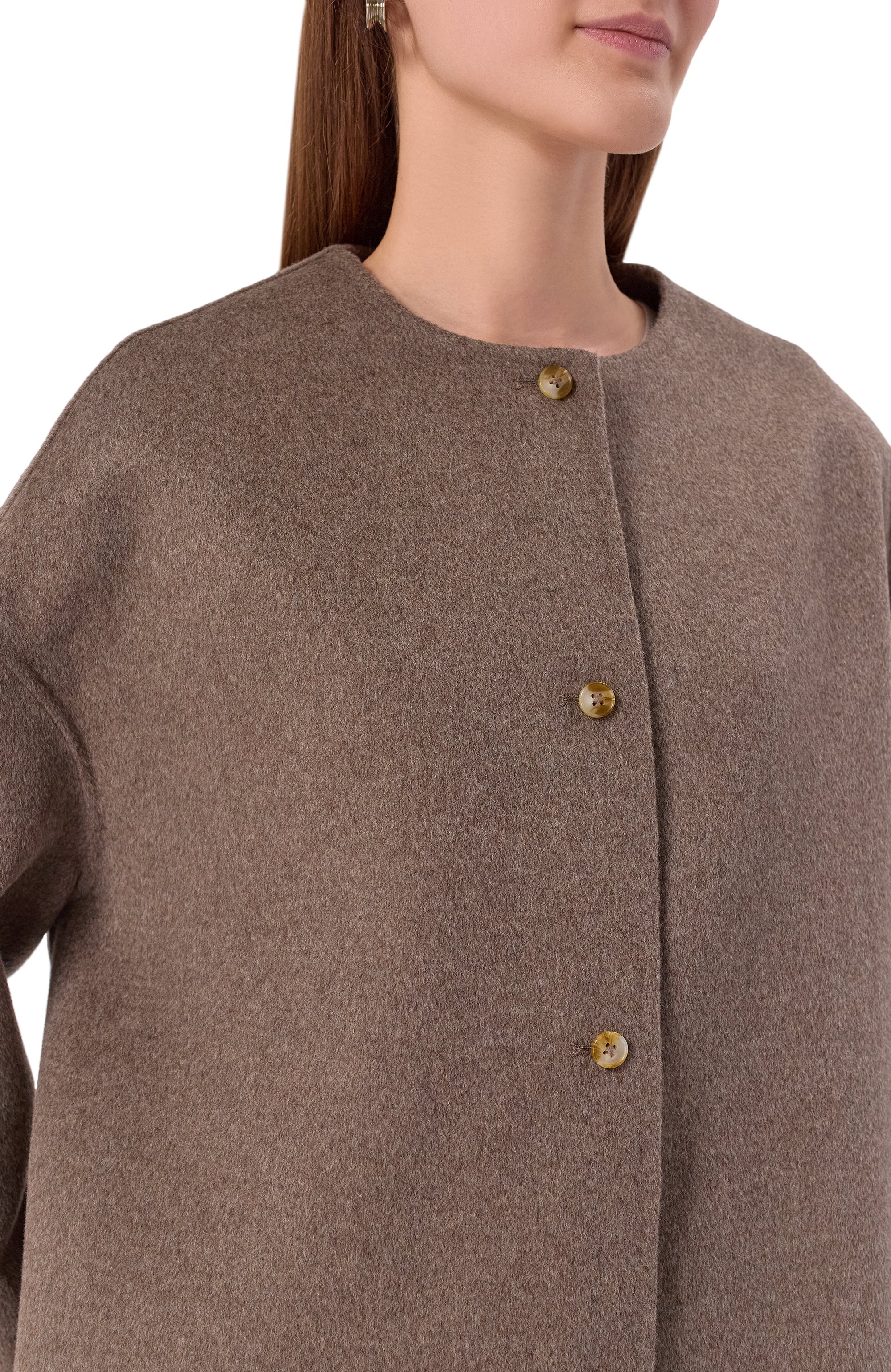 Полупальто из шерсти и кашемира LOULOU DE SAISON, арт. DUNNE, фото 5