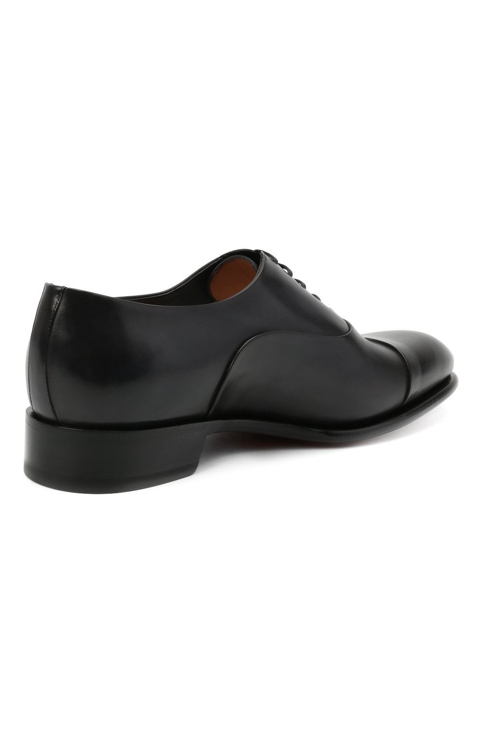 Кожаные оксфорды SANTONI темно-синего цвета по цене 140500 руб., арт. MCCR12621MC1HVVDU59, фото 4 Кожаные оксфорды SANTONI, арт. MCCR12621MC1HVVDU59, фото 4