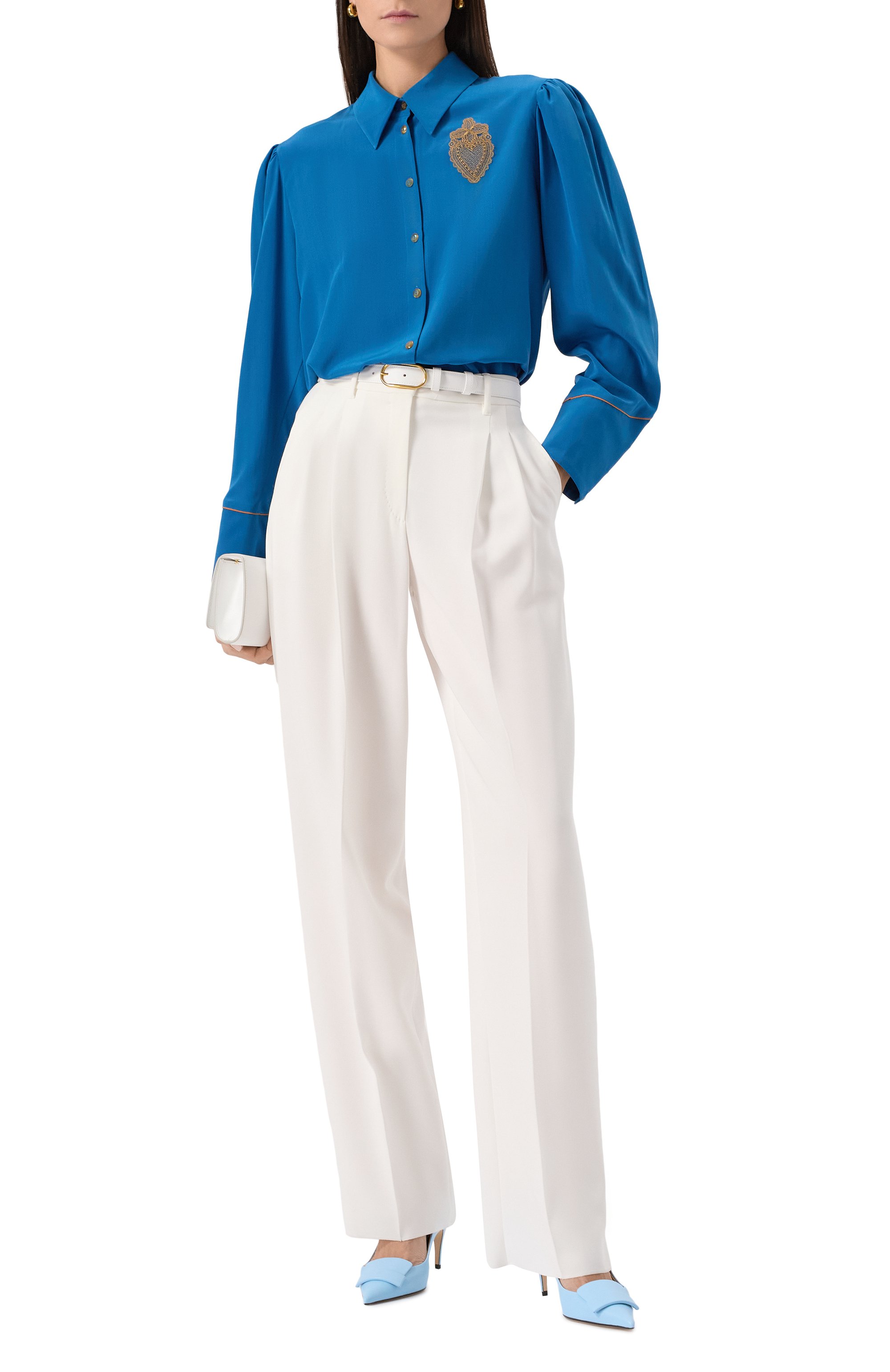 Шелковая блузка ULYANA SERGEENKO, арт. CMA001FW24RESORT 1864Т24, фото 2